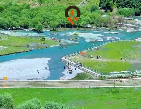 Glacier fed stream at Sonmarg, Sonmarg city packages